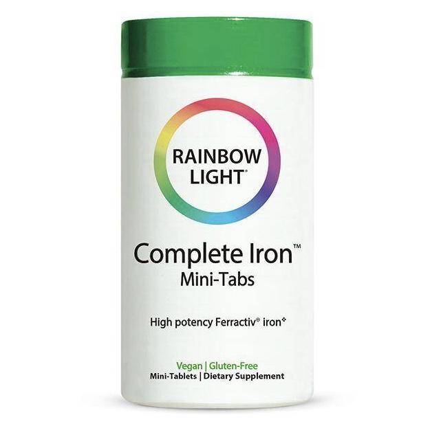 Rainbow Light Complete Iron MiniTabs 60 Mini Tablets Twins Personal Care