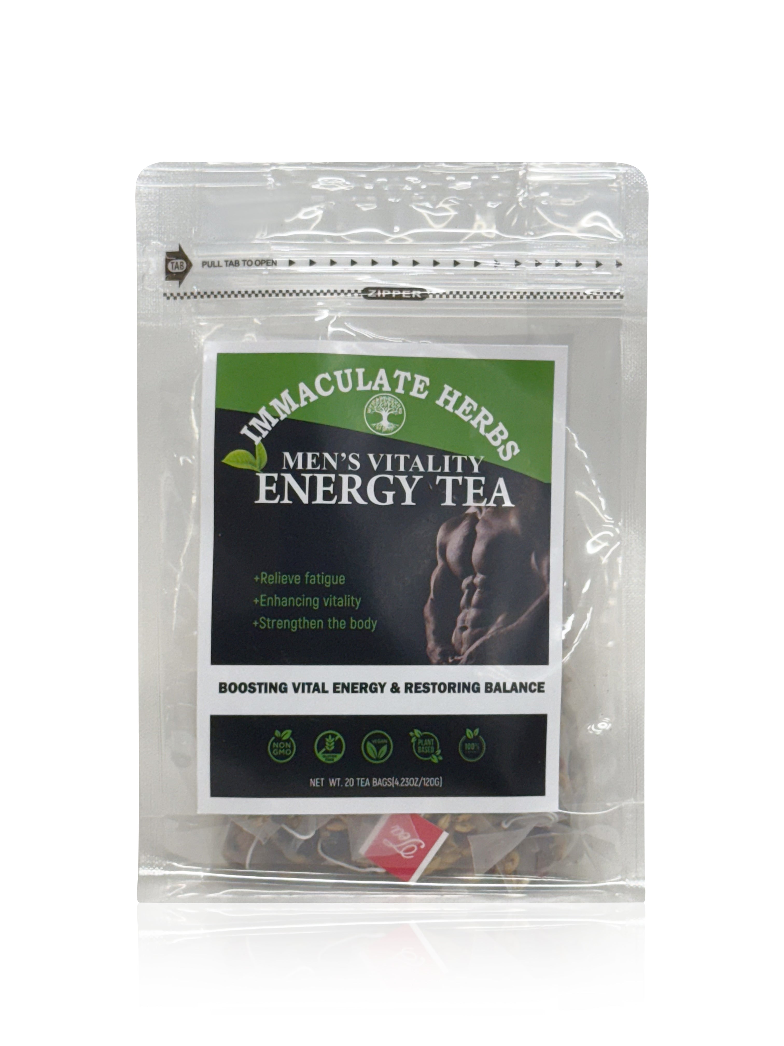 Men’s Vitality Energy Tea Herbal Performance