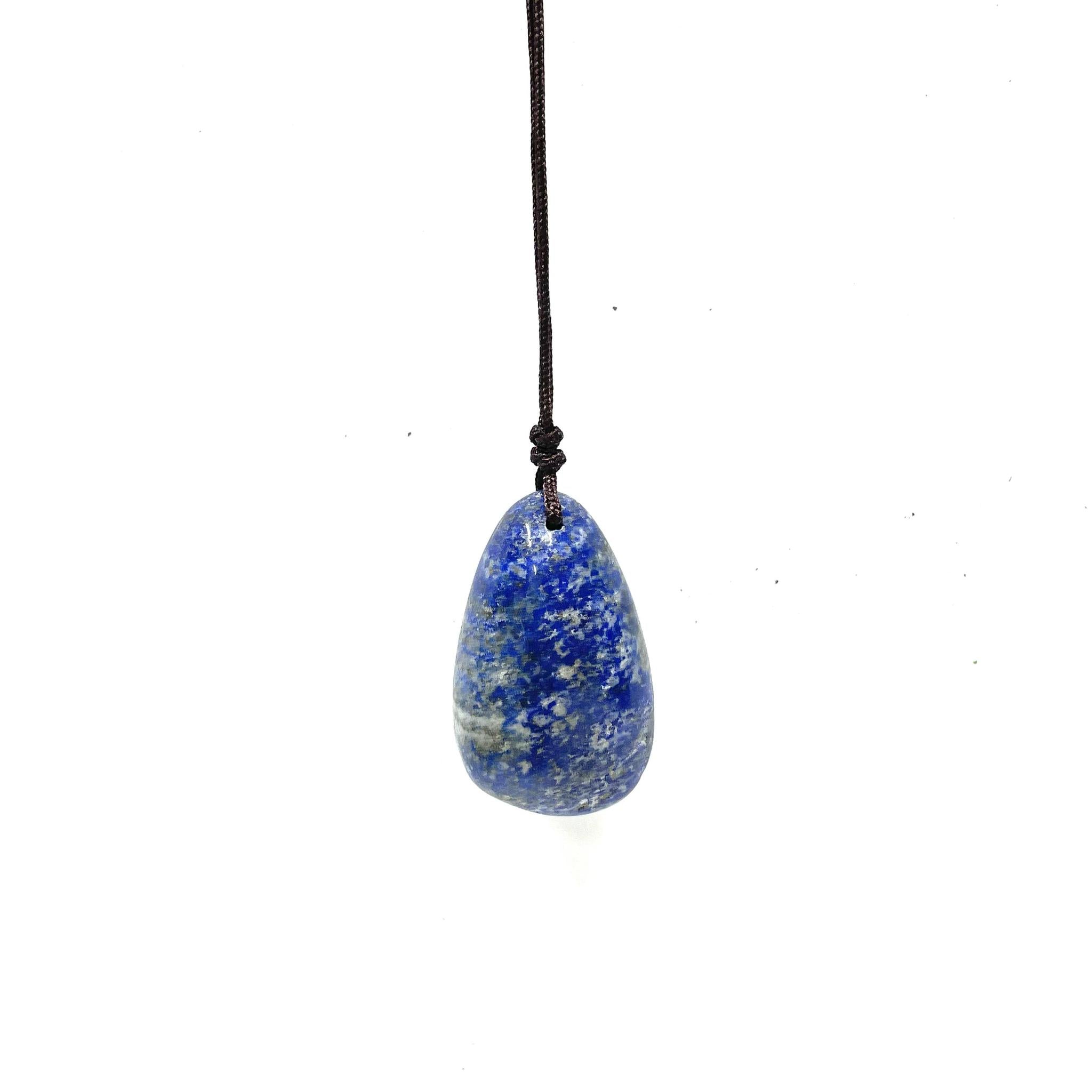 Lapis Thumbed Necklace