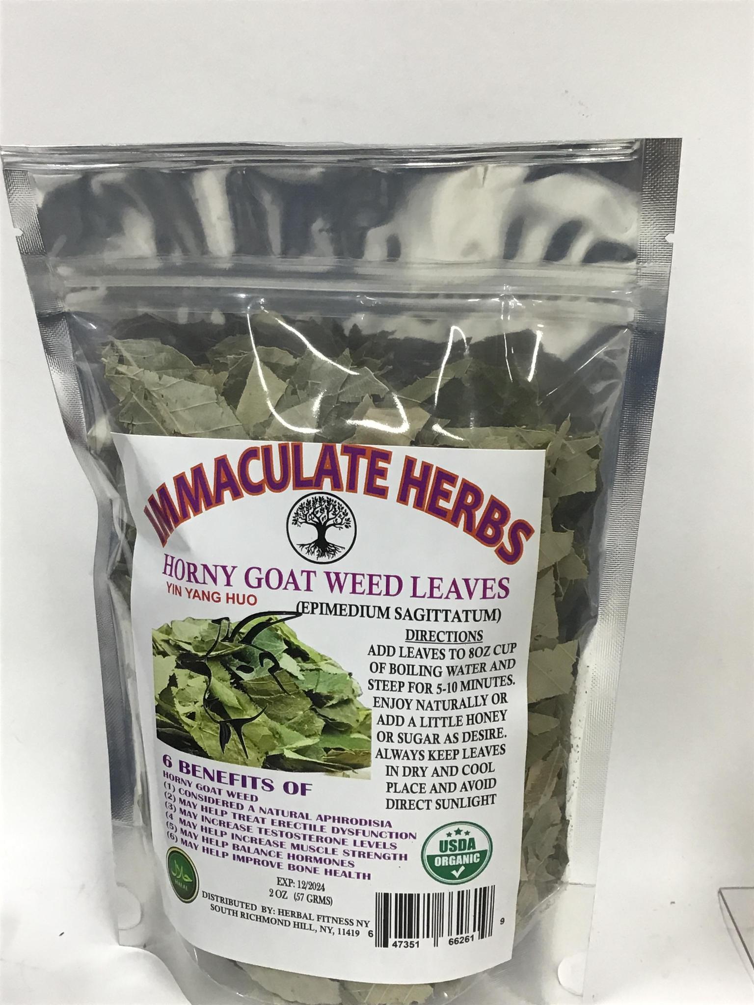 Horny goat weed leaves