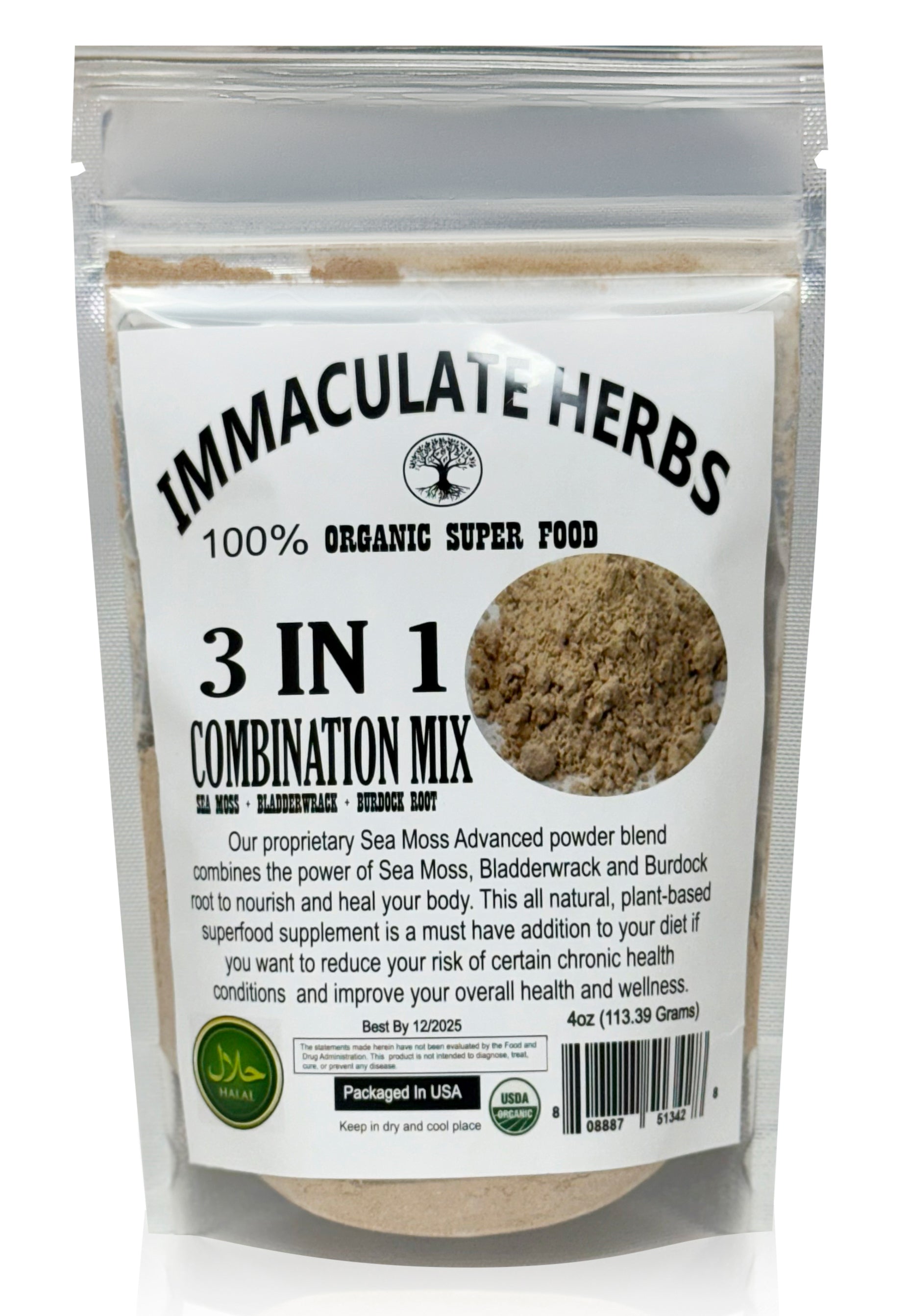 Sea Moss 3-1 Mix Powder