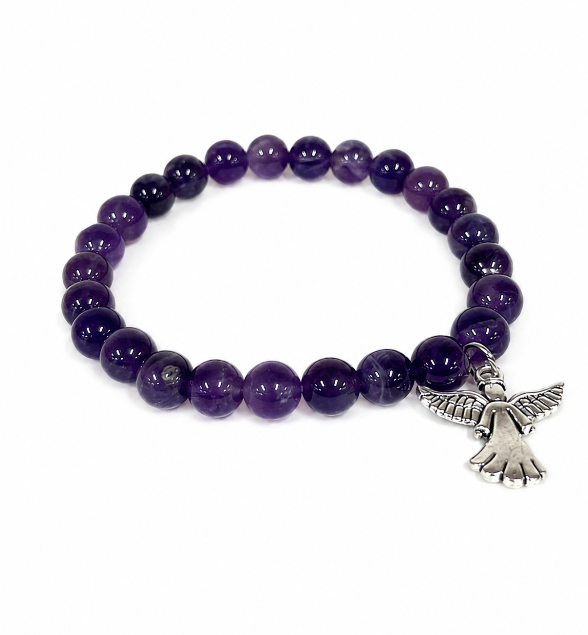 Amethyst Angel Bracelet