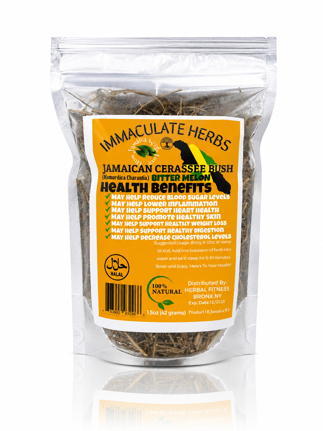 Jamaican Cerassee Bush (Bitter Melon) Tea