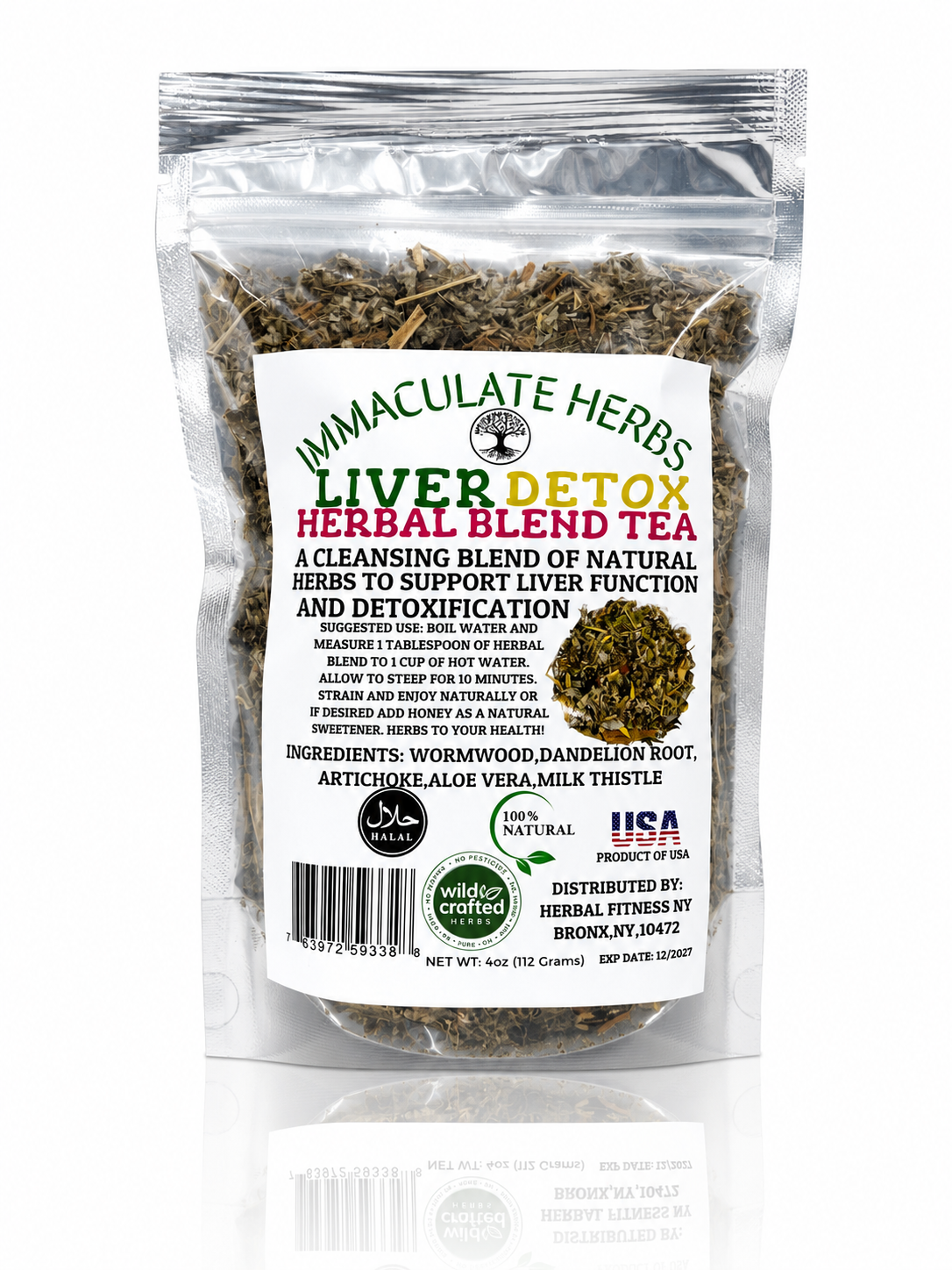 Liver Detox Herbal Blend Tea 4oz