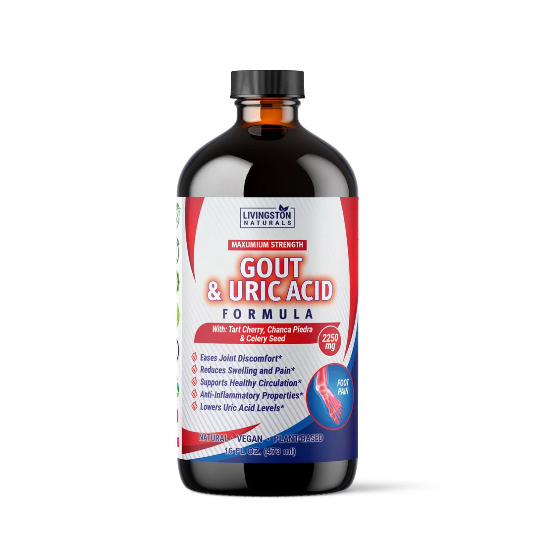 Gout & Uric Acid Formula – Maximum Strength Herbal Support