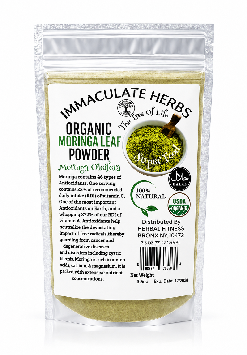Organic Moringa Powder