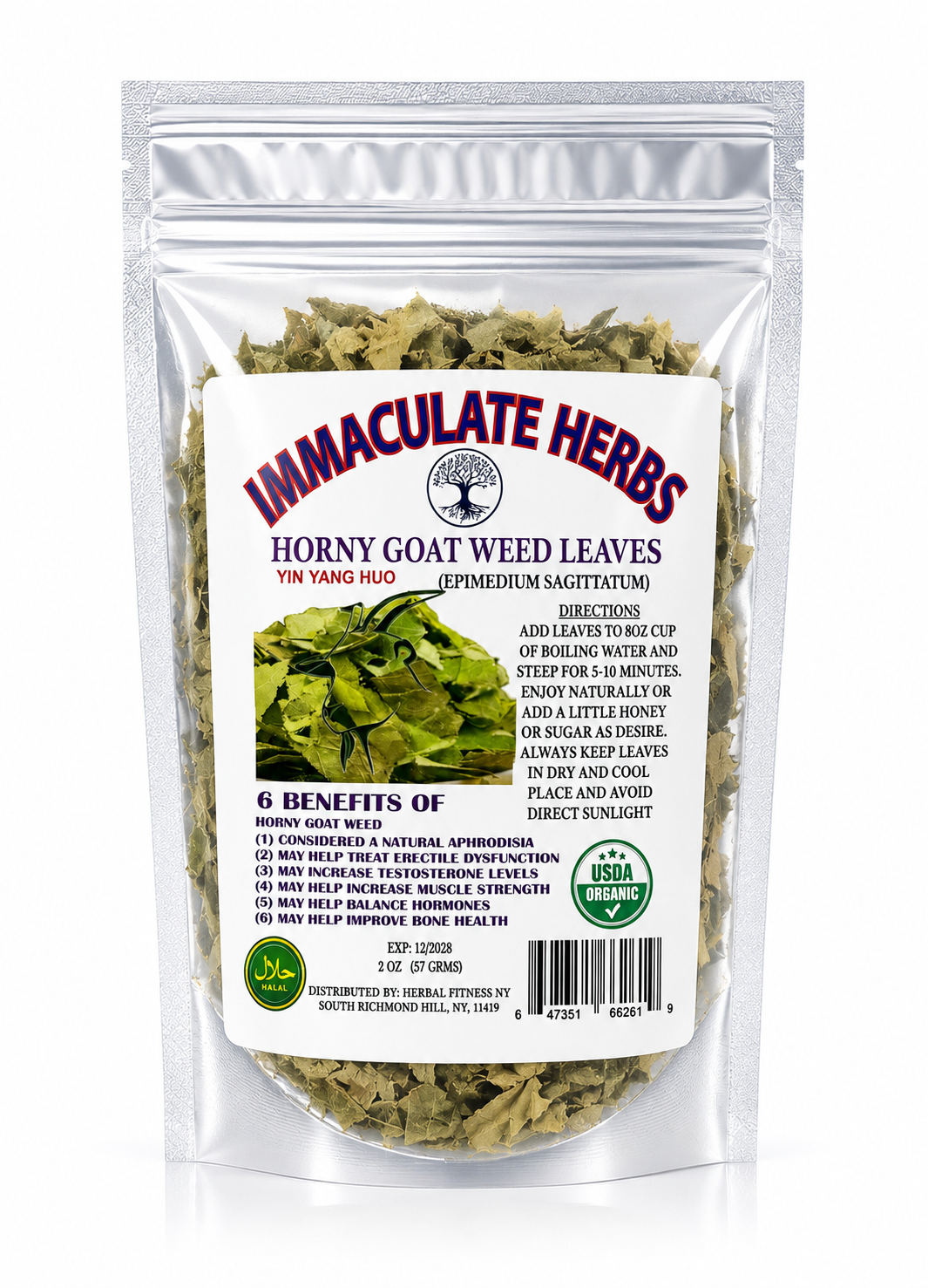 Horny Goat Weed Leaves 2oz