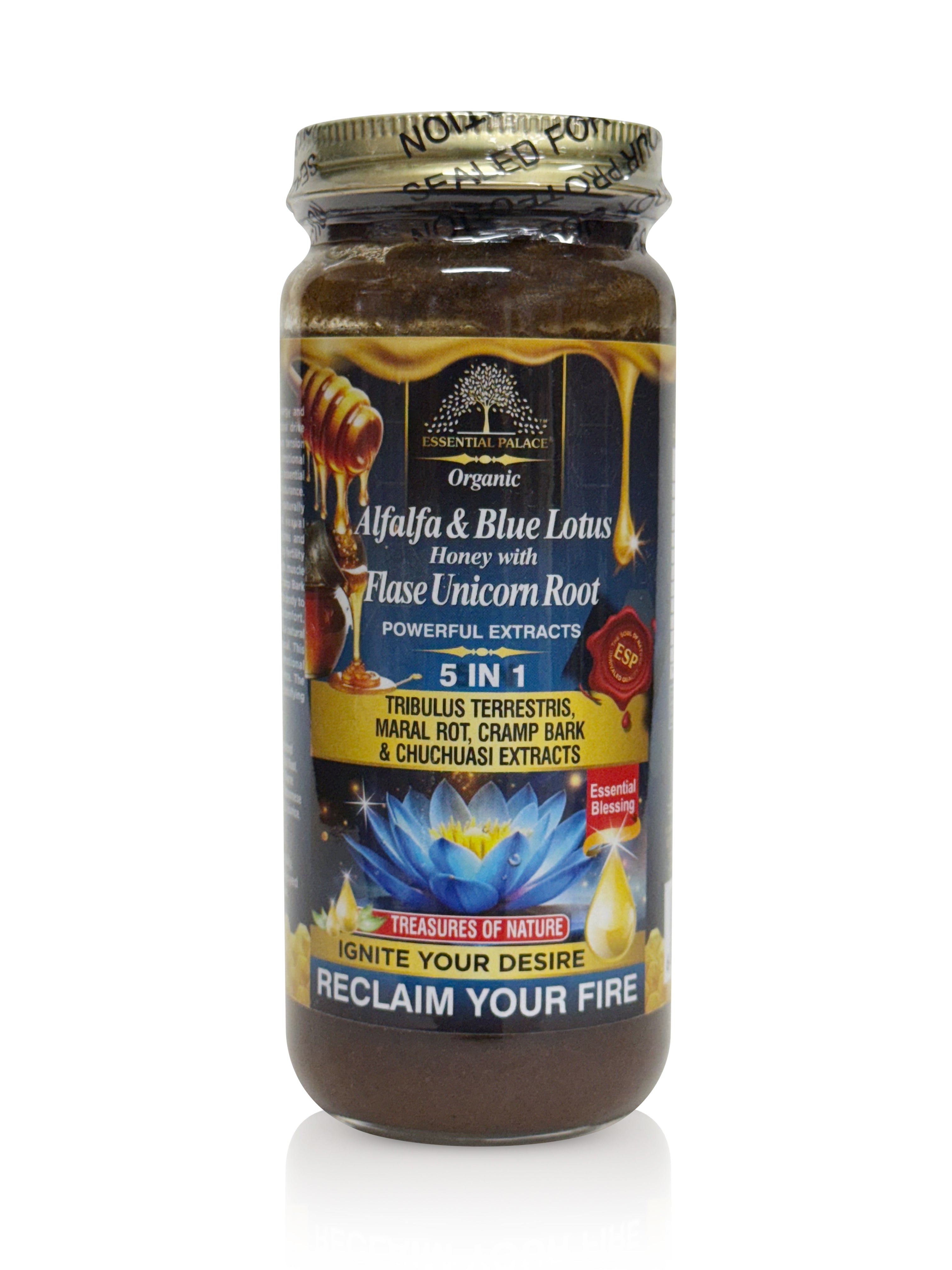 Alfalfa & Blue Lotus Honey with False Unicorn Root