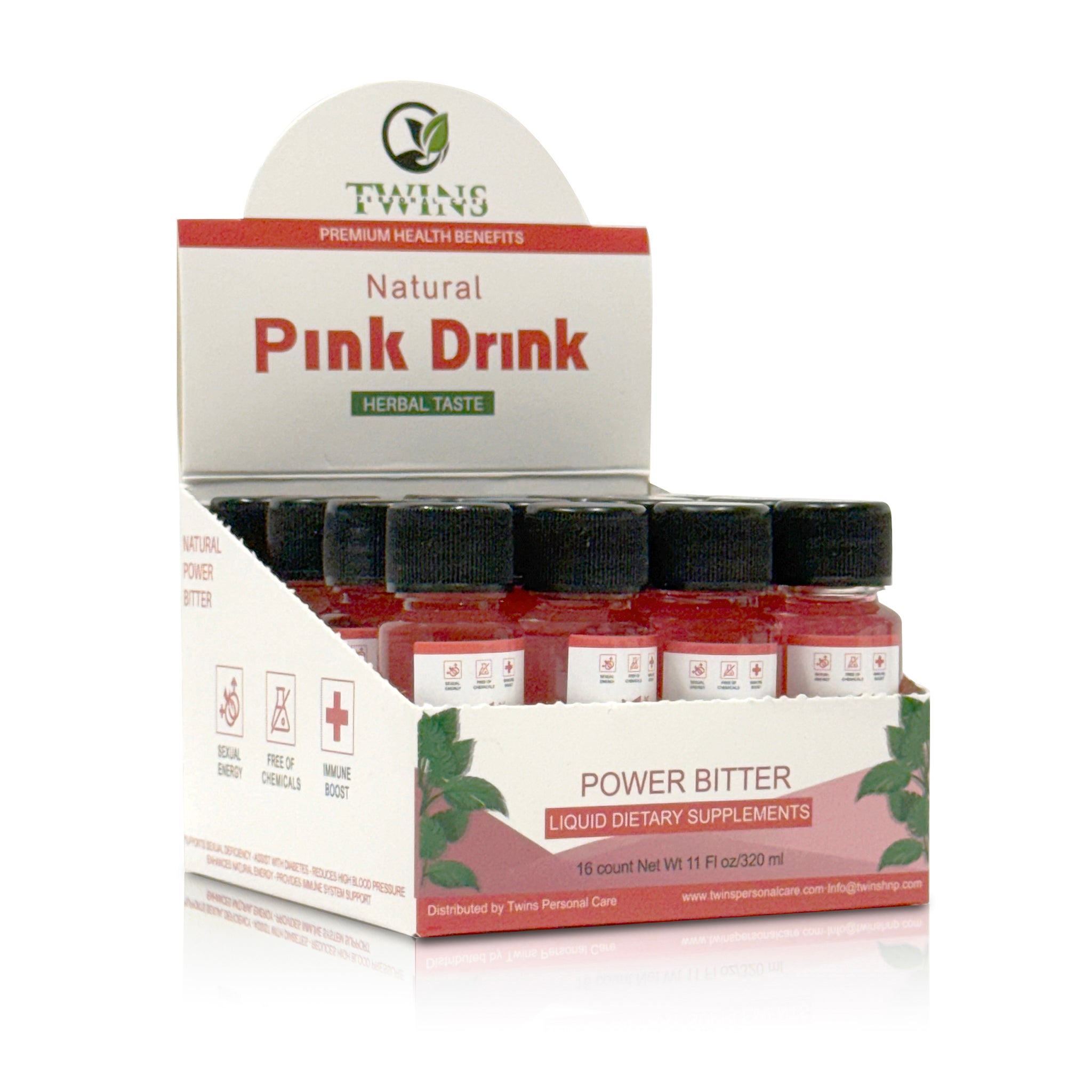 Pink Drink Power Bitter – Twins Personal Care