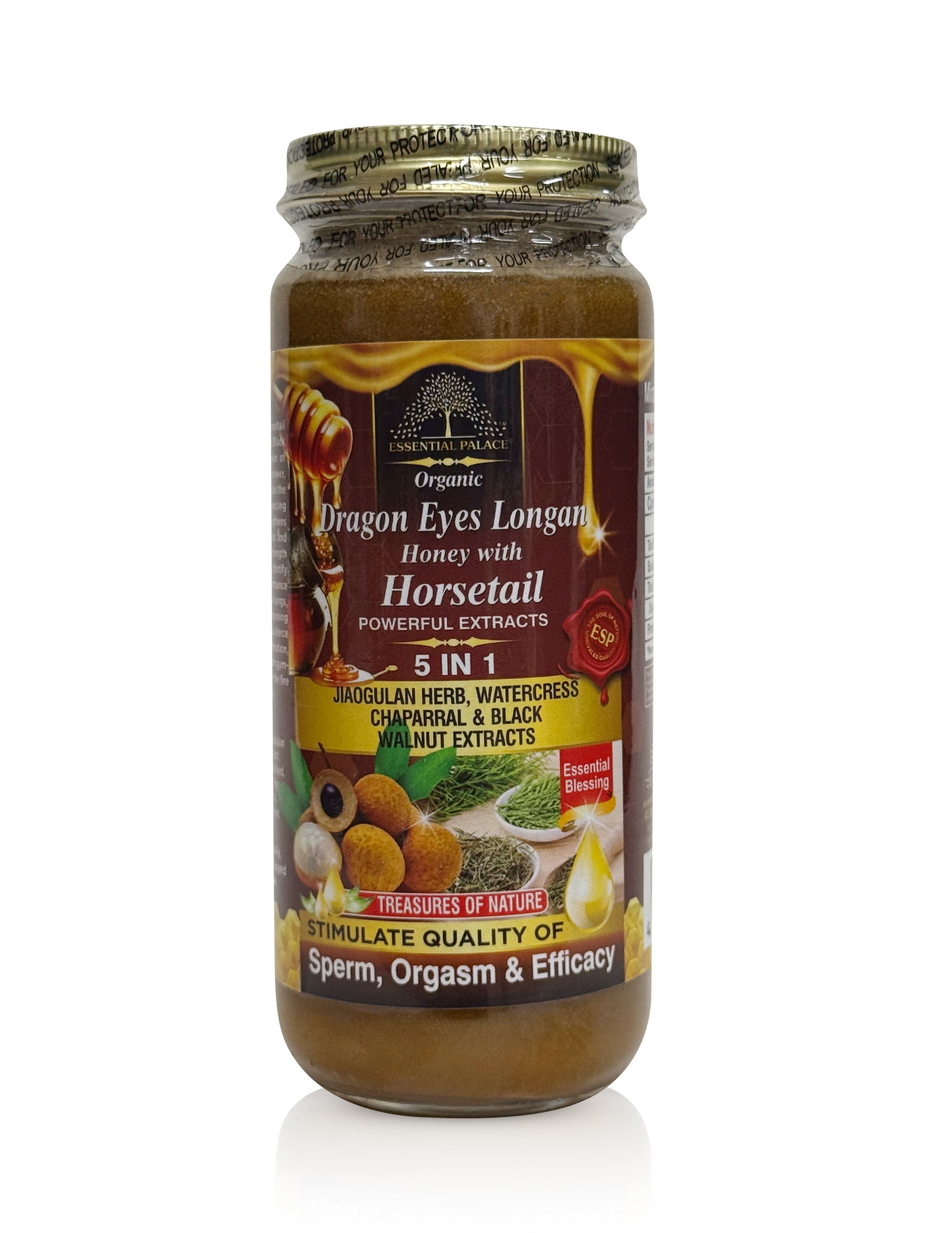 Dragon Eyes (Longan) Honey with Horsetail