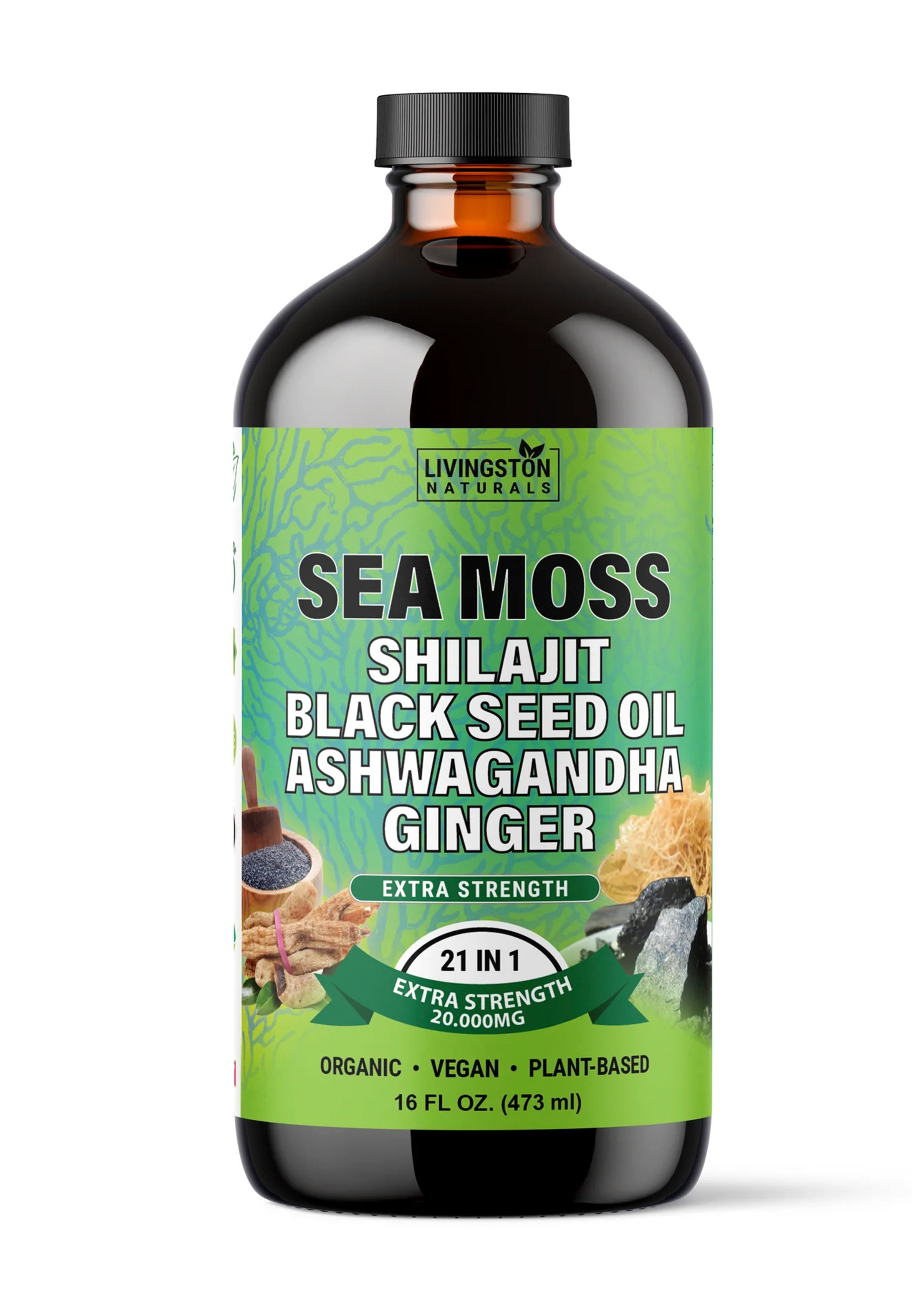 Seamoss Shilajit 16 oz