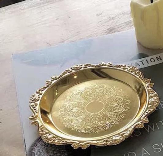Decorative Round Tray