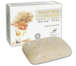 Open image in slideshow, Oatmeal, Honey &amp; Vitamin E Herbal Soap
