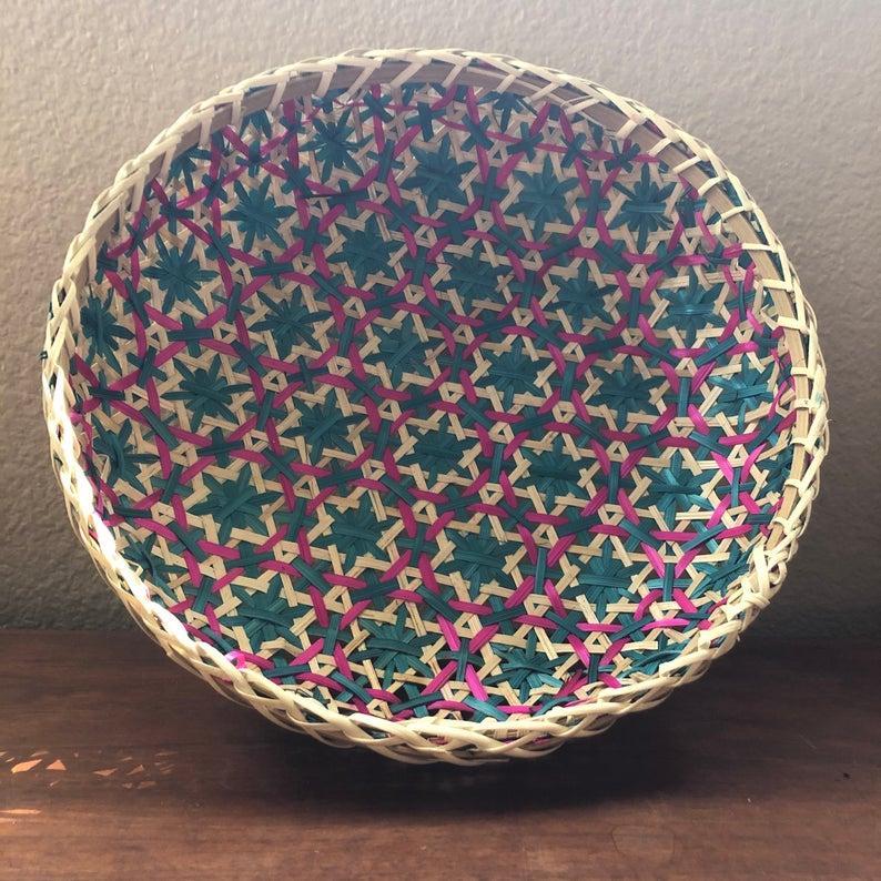Hand Woven Bamboo Tray