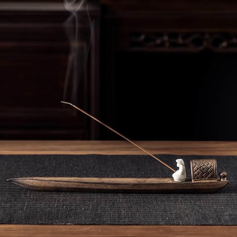 Fishermen Sampan Incense Holder
