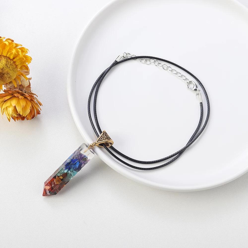 7 Chakra Point Necklace