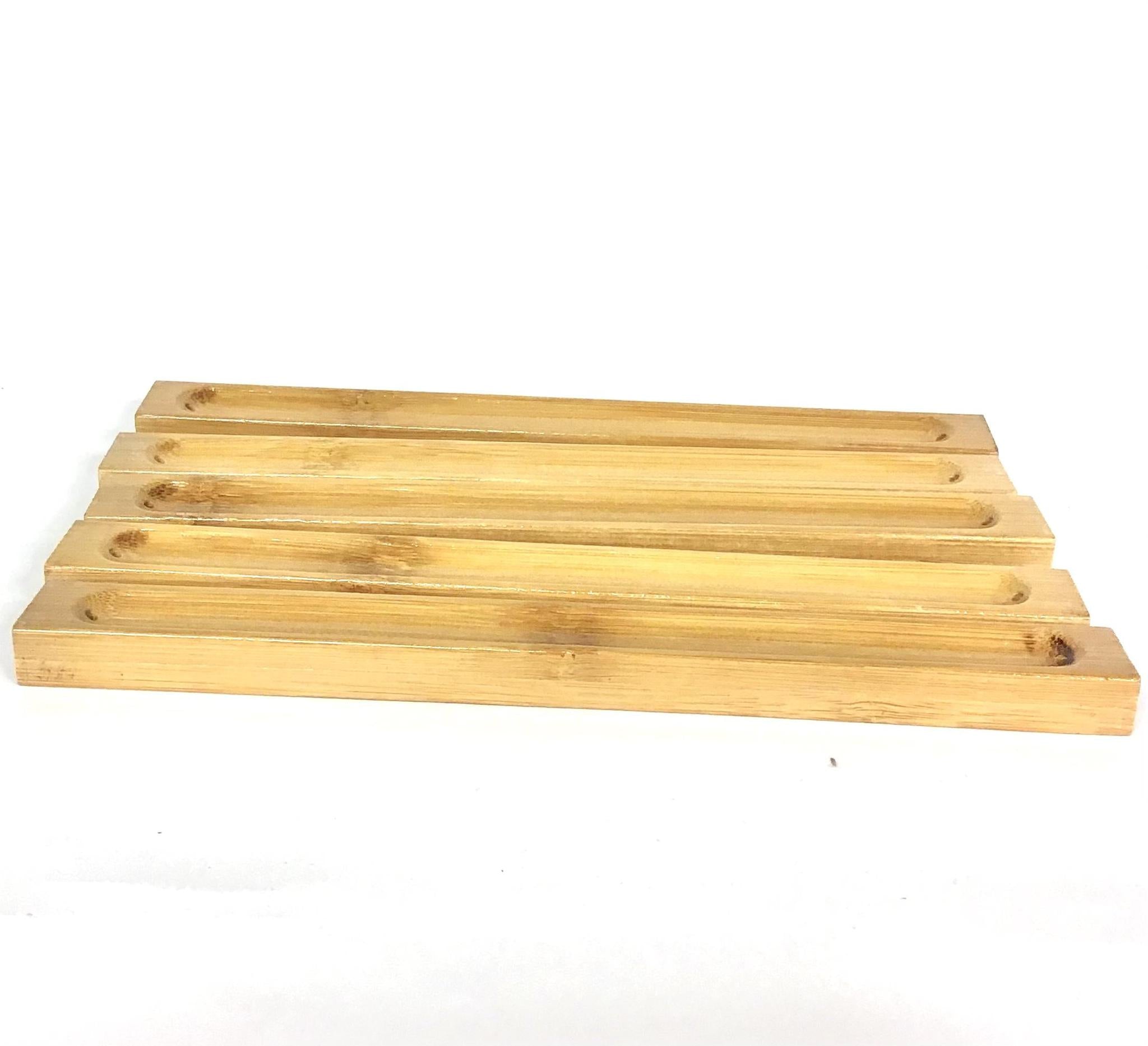 Wooden Bamboo Incense Holder